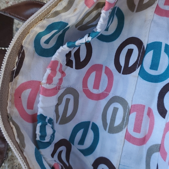 Ecko Red Adjustable Shoulder Bag Studs Rhino Logo Brown Tan Beige - Picture 7 of 11